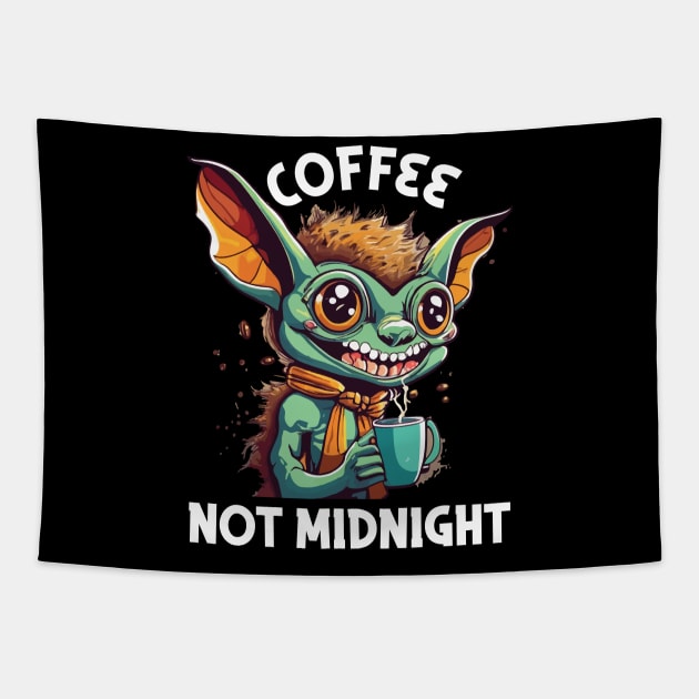 i want coffee not midnight Tapestry by whatyouareisbeautiful