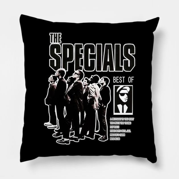 The Specials - Vintage Design Pillow by McKenna Guitar Sales