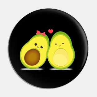 Funny Let's Avocuddle Cute Avocado Cuddling Cute Avocado Lovers Gifts Pin