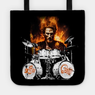 Ginger Baker is on fire Tote