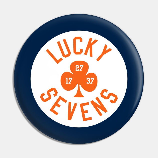 Lucky 7's Pin by Lightning Bolt Designs