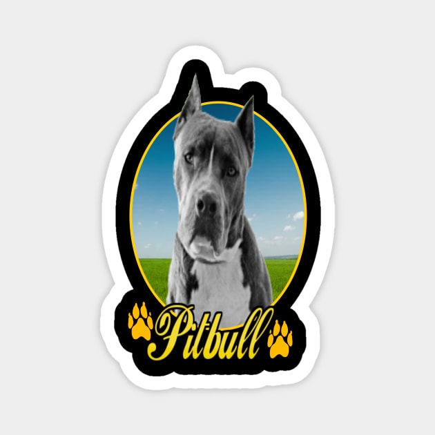 pit bull Magnet by petermurphy619