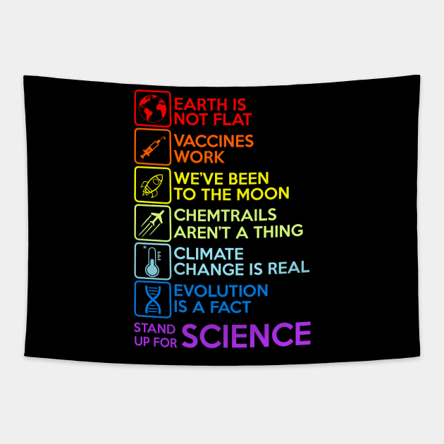 Stand Up For Science Tapestry by MonataHedd