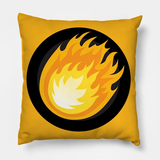 UniVersus - Fire - Resource Symbol Pillow by JascoGames