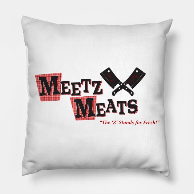 Meetz Meats Pillow by BrianIU