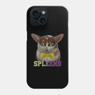 My cat's name is spleens - favorite tee vintage Phone Case