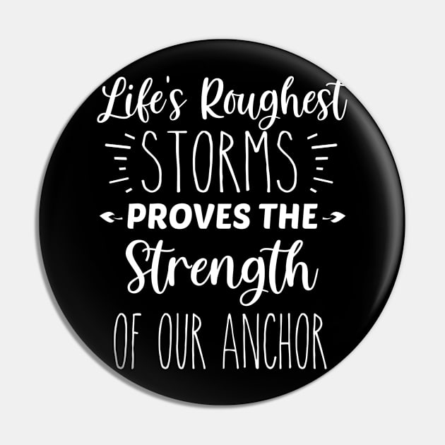 Life's Roughest Storms Proves The Strength of Our Anchor | Inspirational | Equality | Self Worth | Positivity | Motivational Life Quote Pin by Trade Theory