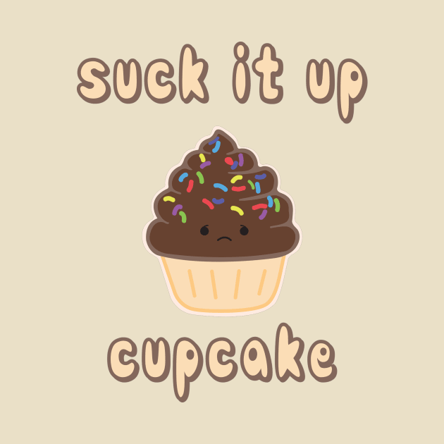 Suck it up, Chocolate Cupcake by SlothgirlArt