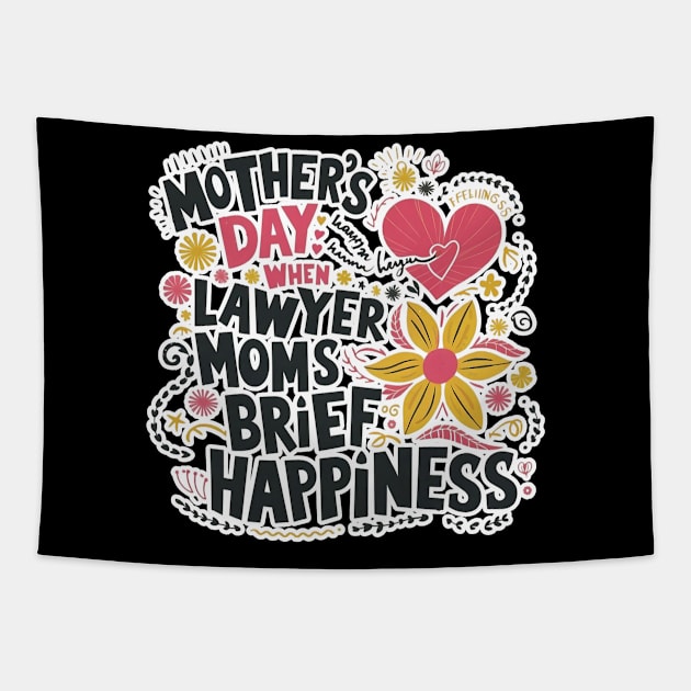 Mother's Day Law & Love Tapestry by TaansCreation 