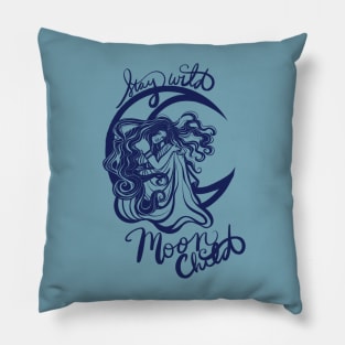 Stay Wild Moon Child Huddled Goddess Pillow