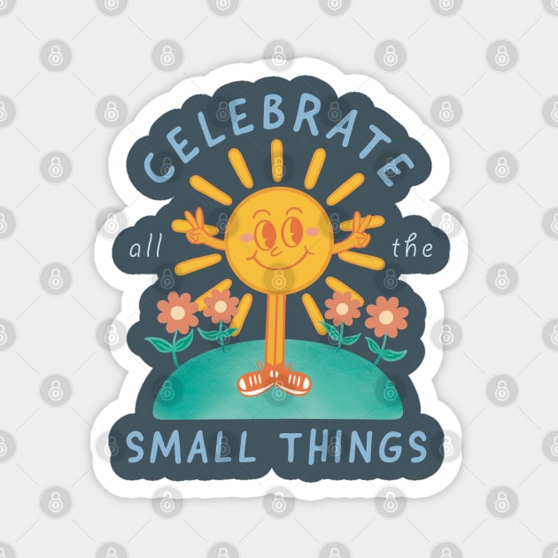 Gratitude Sun Magnet by awesomesaucebysandy