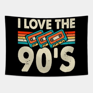 I Love The 90's T shirt For Women Tapestry
