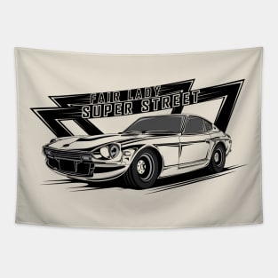 Fair Lady Super Street Car Tapestry