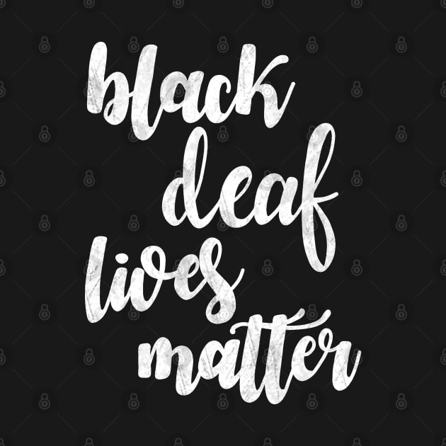 Black deaf lives matter by valentinahramov