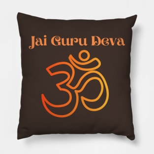 Jai Guru Deva Om Pillow