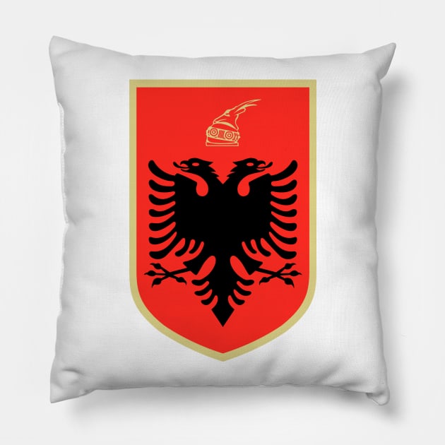 Albania Pillow by Wickedcartoons