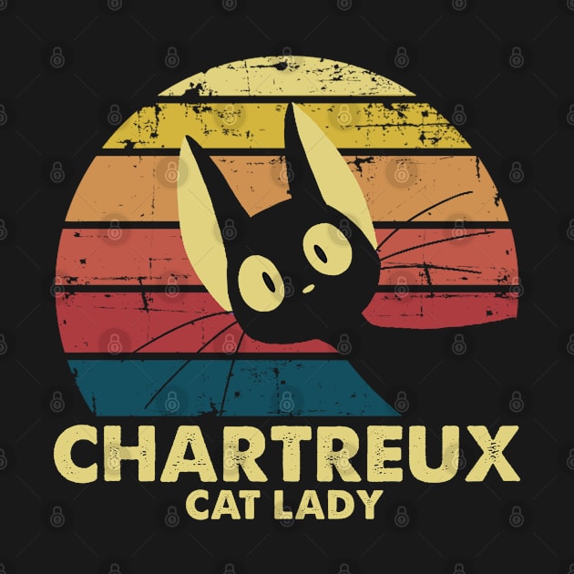 Chartreux cat mom. Perfect present for mom mother dad father friend him or her by SerenityByAlex