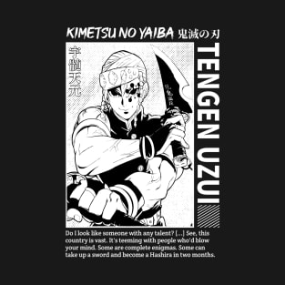 White Tengen demon kimetsu T-Shirt