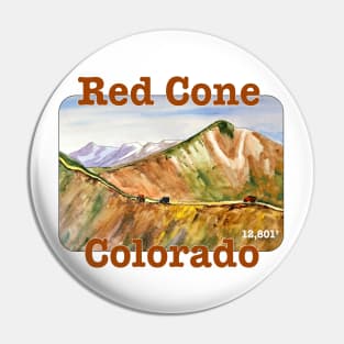Red Cone Pass, Colorado Pin
