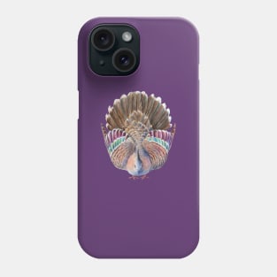 Australian Crested Pigeon Dance - Viva Magenta or purple background Phone Case