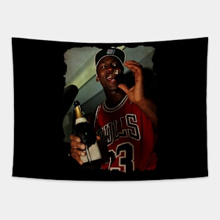 MJ, Cigar Vintage Tapestry