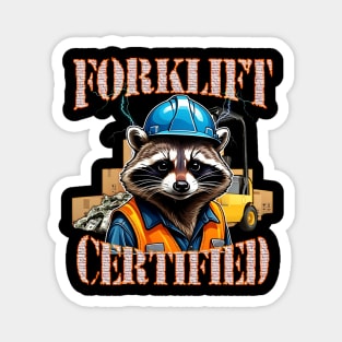 Operator Forklift Certified Magnet