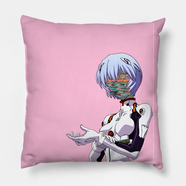 Glitch Rei Pillow by tGst09