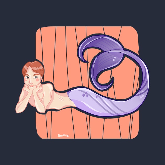 BTS J-Hope / Hoseok Mermaid by Scoffkid