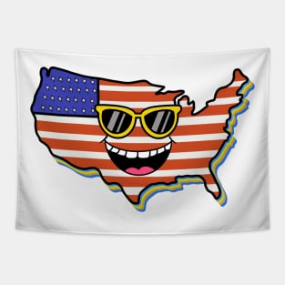 American Smile Tapestry