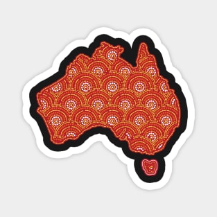 Awesome Aboriginal Dot Art Magnet