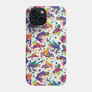 Rainbow Tree Frogs Phone Case