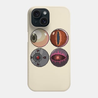 Pixel Isolated Eye Ball Phone Case