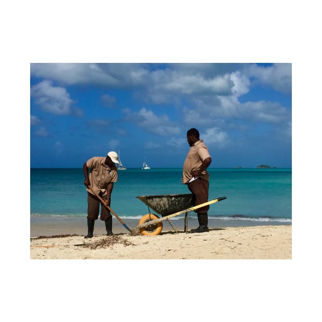 Beach Clean Up in Antigua by ephotocard