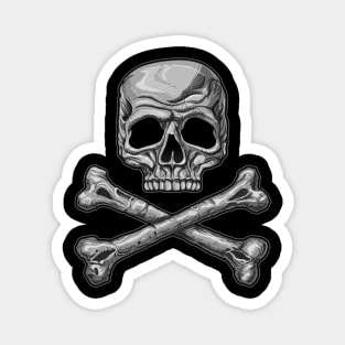 skull and crossbones Magnet