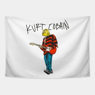 kurt cobain nirvana memorial Tapestry