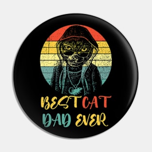 Best Cat Dad Ever Club 10 Pin