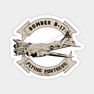 B-17 Flying Fortress Bomber WW2 Airplane Magnet