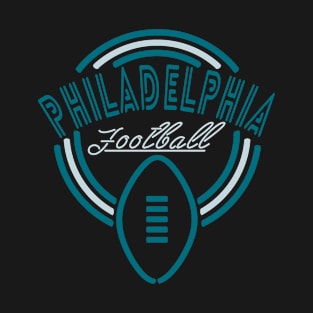 Neon Sign Philadelphia Football T-Shirt