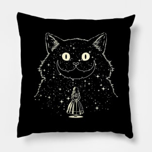 Alice Star Night Cat by Tobe Fonseca Pillow