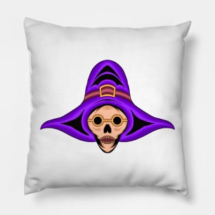 Purple Hat Grim Reaper Pillow