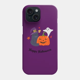 Happy Halloween! Happy Fall Season Autumn Vibes Halloween Thanksgiving and Fall Color Lovers Phone Case