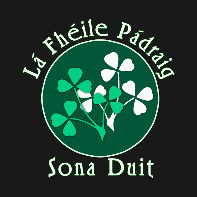 Happy St Patricks Day in Gaelic by Scarebaby