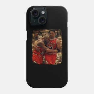 Scottie Pippen And Michael Jordan Vintage Phone Case