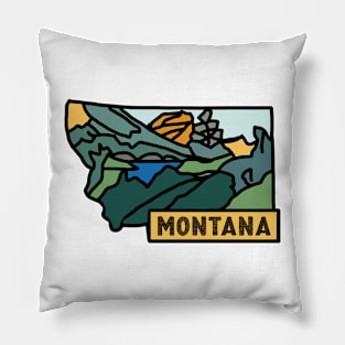 Montana Decal Pillow