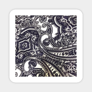 Blue Bandana Pattern Magnet