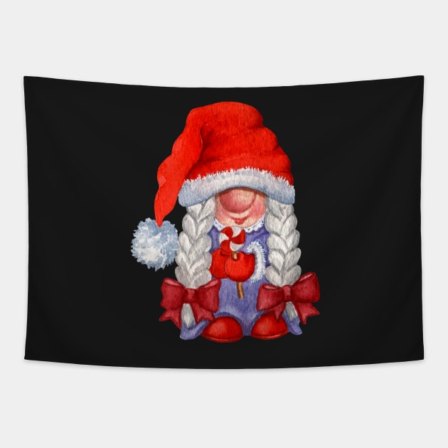 hangin with my preschool gnomies, christmas gnomes Tapestry by KyrgyzstanShop