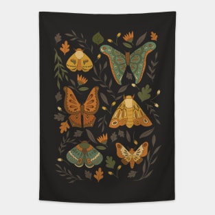 Autumn Moths Tapestry