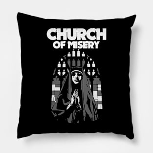 Church of misery Pillow