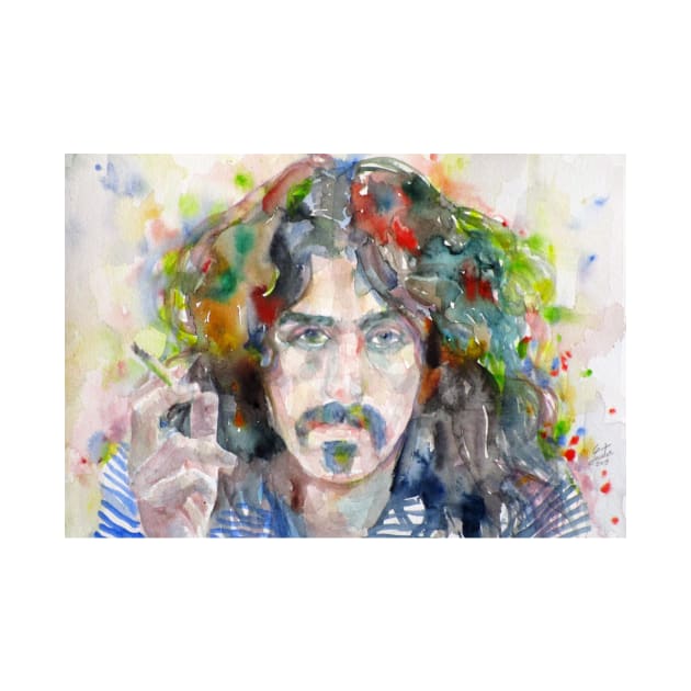 FRANK ZAPPA watercolor portrait .4 by lautir