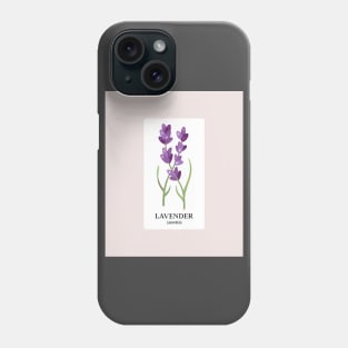 I Love Lavender Phone Case